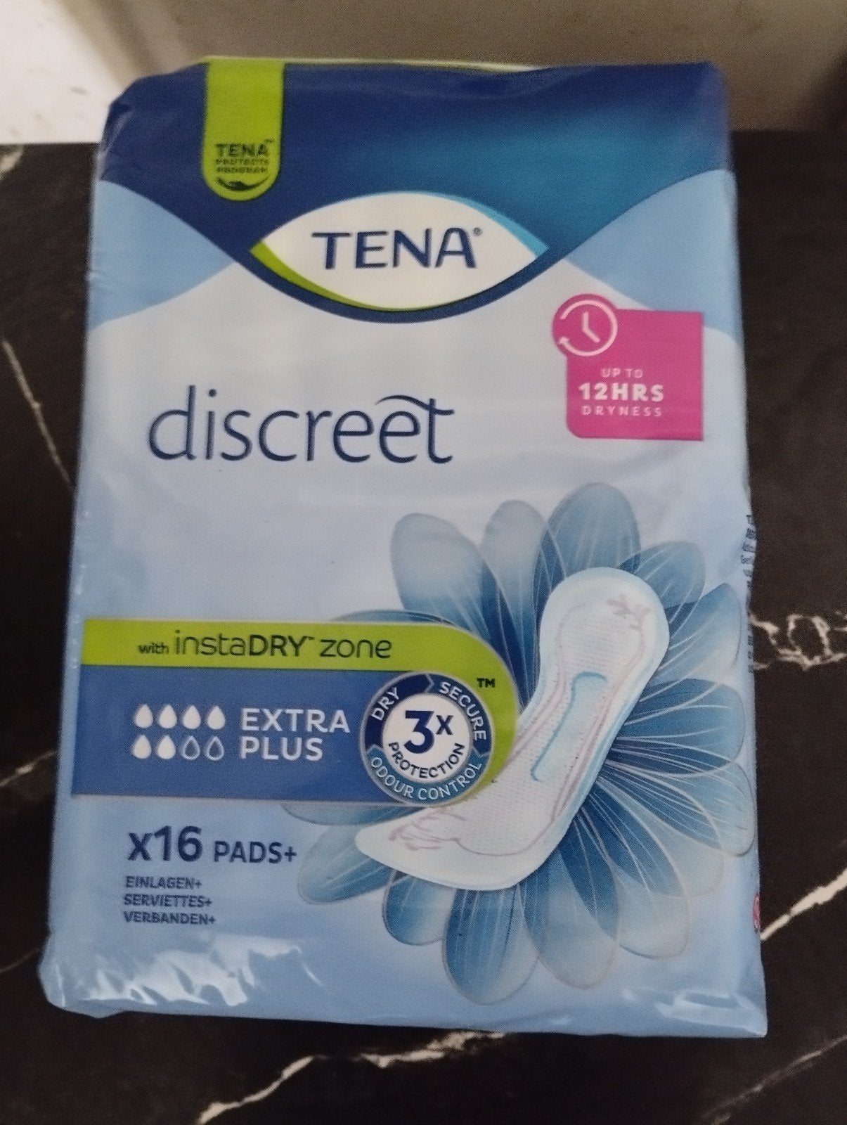 Bijna gratis Moet weg Tena verband, Ophalen