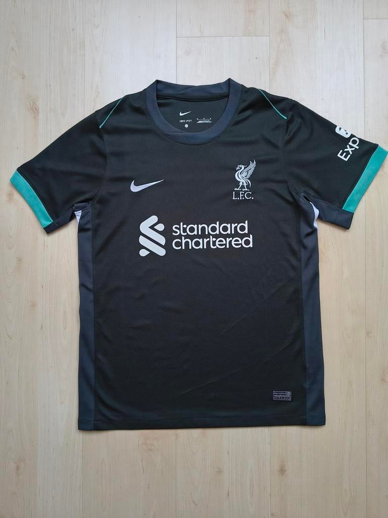 Liverpool uitshirt 2024/2025, maat M, Maat 48/50 (M), Zwart, Nike, Ophalen of Verzenden