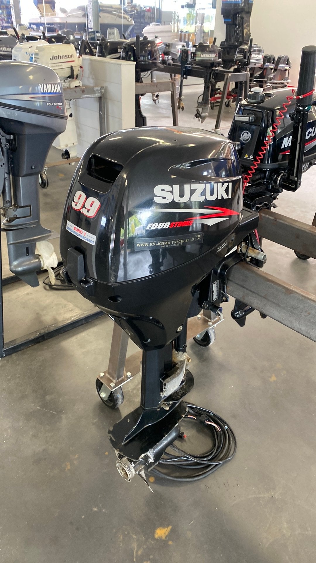 Suzuki DF9.9 4T e-start lang op afst bed +garantie, Ophalen, 5 tot 10 pk, Viertaktmotor, Dave@allesmarine.nl