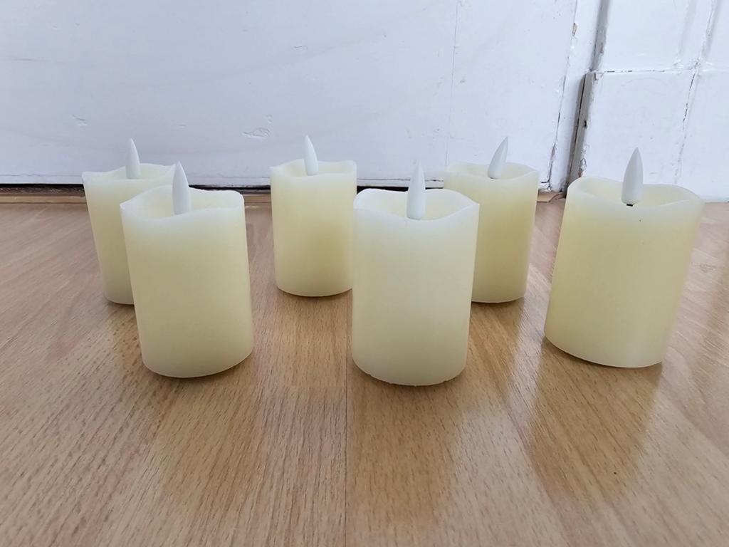 KENN LED Stompkaarsen – Set van 6 – Ivoor, Ophalen of Verzenden, Zo goed als nieuw, Overige materialen, Kaars