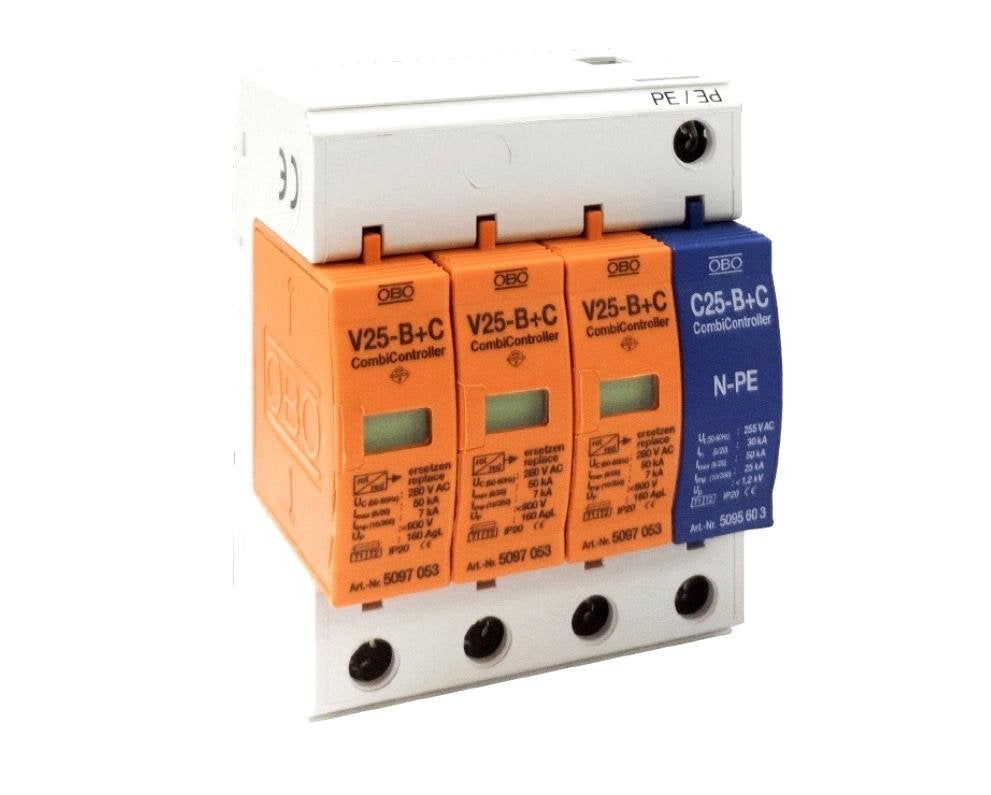 OBO V25-B+C 3+NPE Overspanningsbeveiliging CombiController, Ophalen of Verzenden, Nieuw, Overige merken, Overige typen