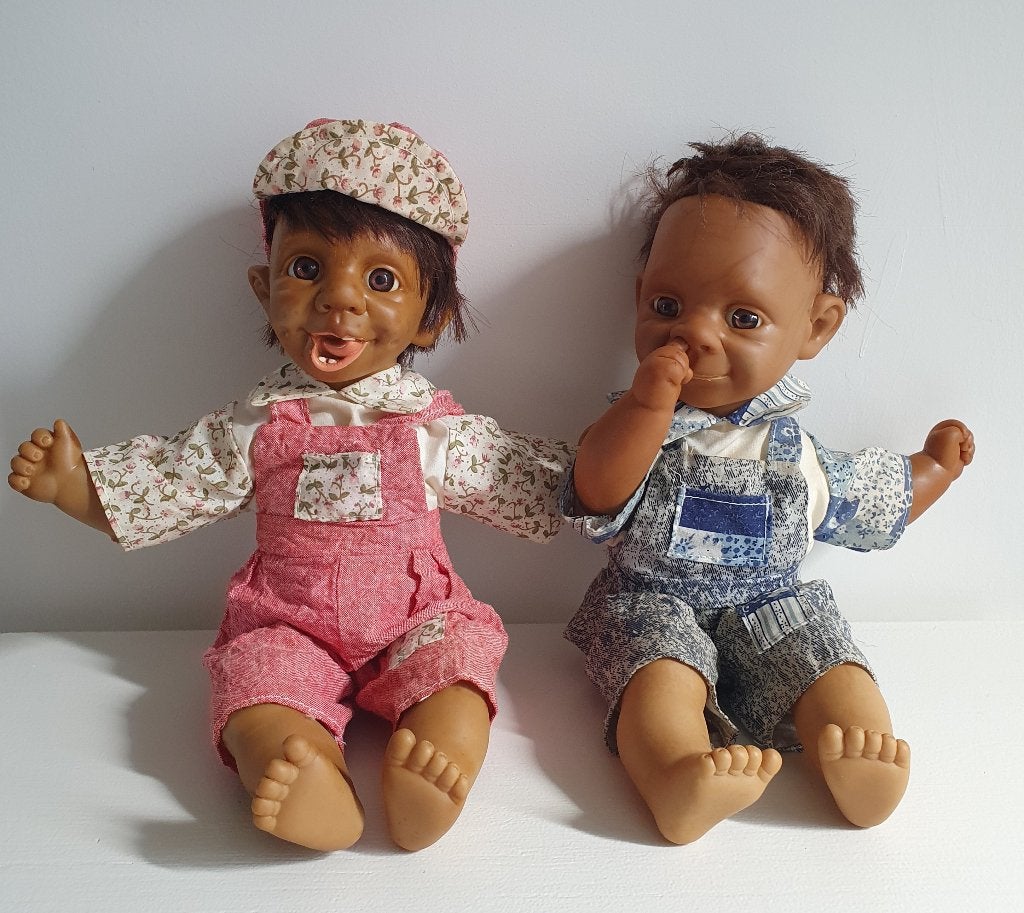 Vintage Gloobee Poppen jaren 90 Set of Los, Ophalen of Verzenden, Gebruikt, Pop