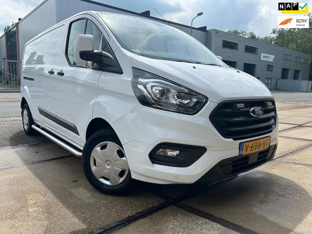 Ford Transit Custom 300 2.0 TDCI L2H1 Trend Airco|PDC|Cruise, Auto's, Bestelauto's, Voorwielaandrijving, Stof, 4 cilinders, Wit