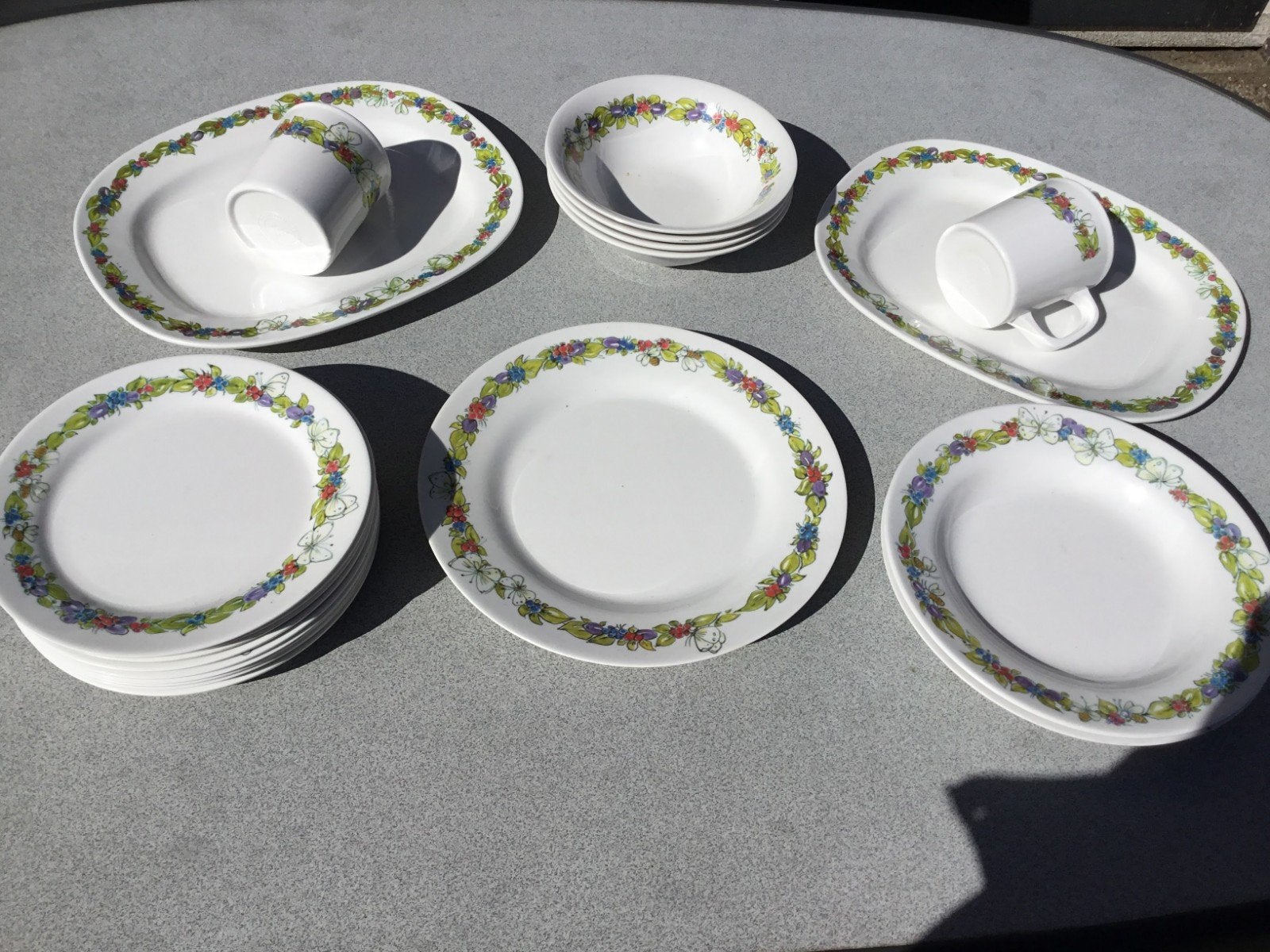 Camping Servies - 24 delig, Ophalen, Gebruikt