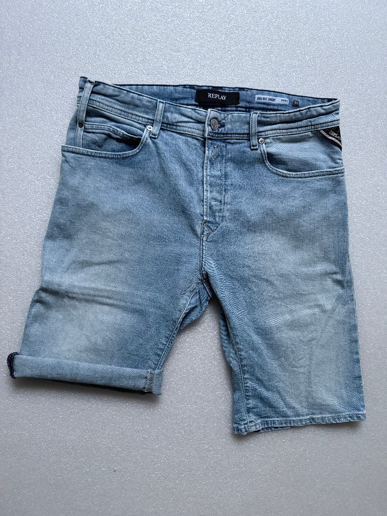 REPLAY short maat 31, Blauw, Overige jeansmaten, Ophalen of Verzenden, Zo goed als nieuw