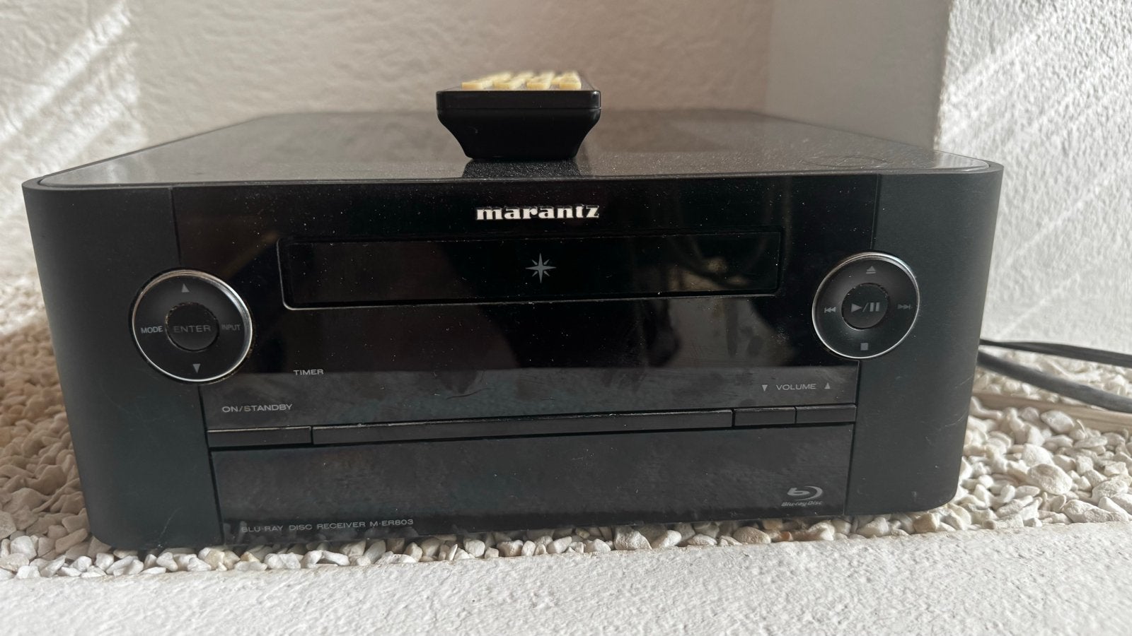 Marantz M-ER803 Blu-ray receiver met afstandsbediening, Ophalen of Verzenden, Gebruikt, Overige merken