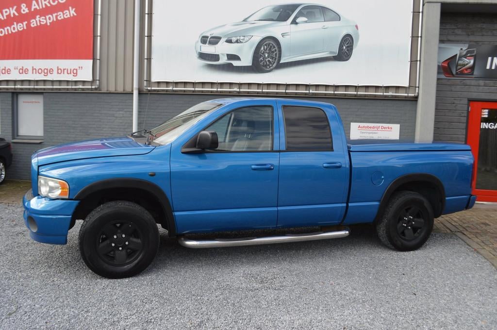 Dodge RAM 1500 5.7 V8 Hemi LPG/G3 |Airco | Leer |Grijs Kente, Auto's, Automaat, 8 cilinders, 5654 cc, Leder