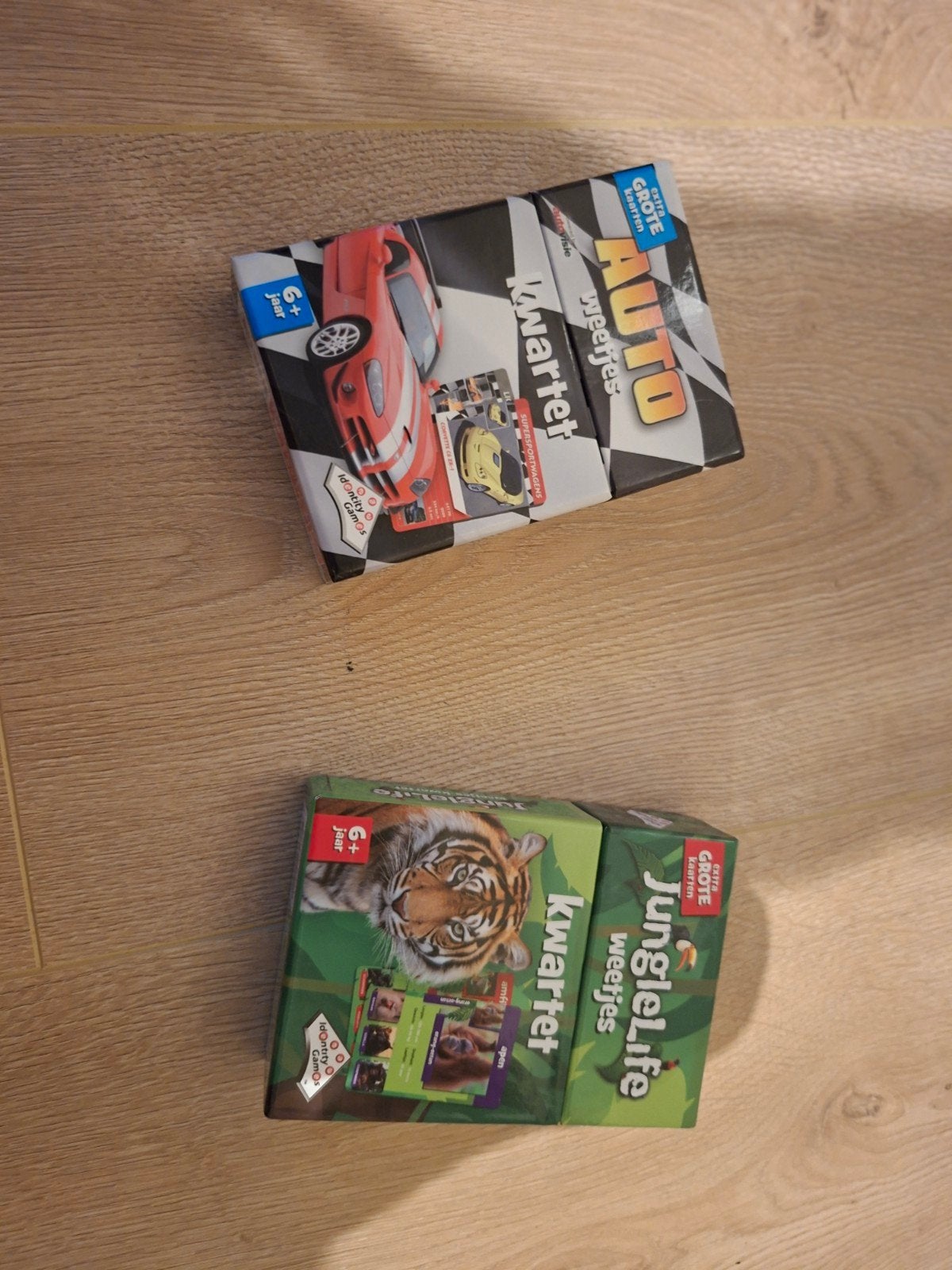Kwartetspellen: Auto & Jungle Life (2 stuks), Ophalen of Verzenden, Gebruikt, Jumbo