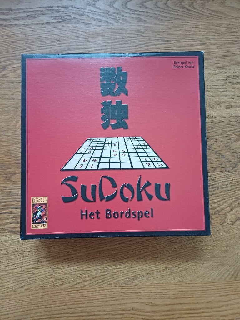 Sudoku Het Bordspel, Een of twee spelers, Ophalen of Verzenden, Zo goed als nieuw, 999 Games