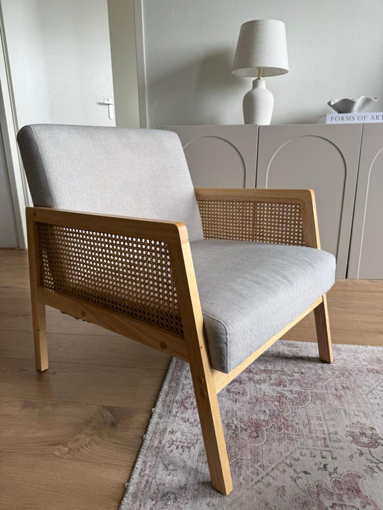 HOMCOM Fauteuil - Stijlvolle stoel, Huis en Inrichting, Fauteuils, Ophalen, 75 tot 100 cm, Zo goed als nieuw, 50 tot 75 cm