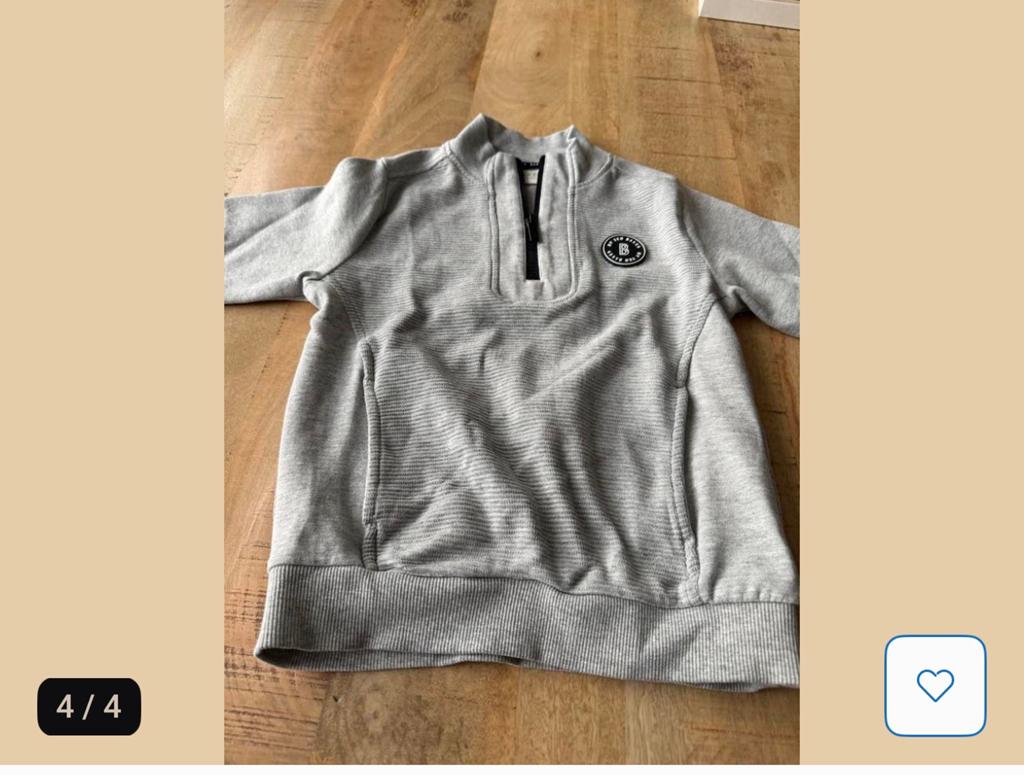 Ted Baker polo shirt met rits maat 6, Ophalen of Verzenden, Zo goed als nieuw