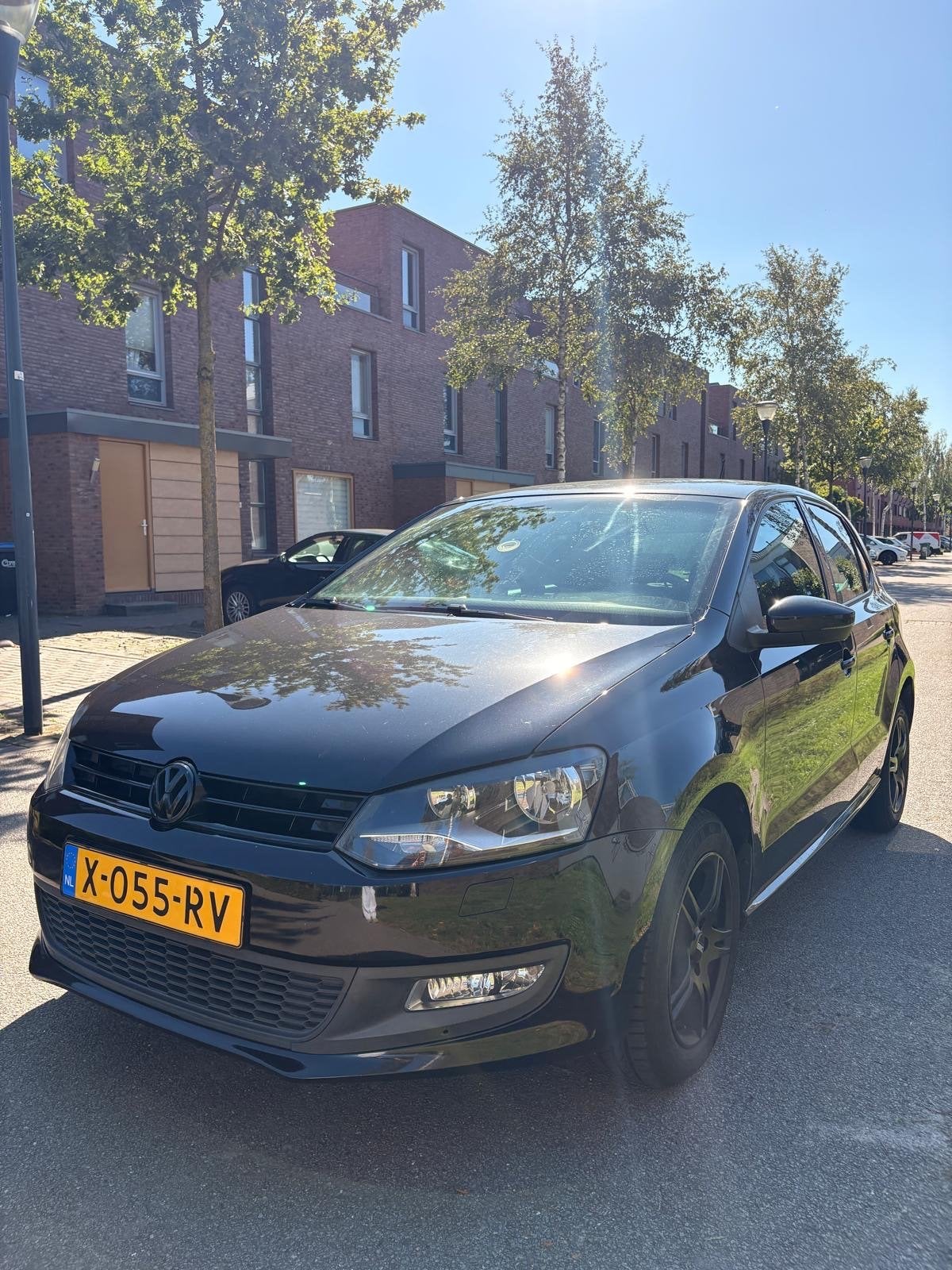 Volkswagen Polo 1.2 51KW 2012 Zwart, Voorwielaandrijving, 40 €/maand, 1198 cc, Zwart