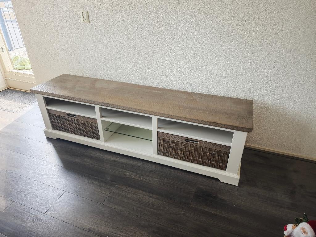 TV-meubel / dressoir (evt complete meubelset), Ophalen, 150 tot 200 cm, Zo goed als nieuw, Minder dan 100 cm