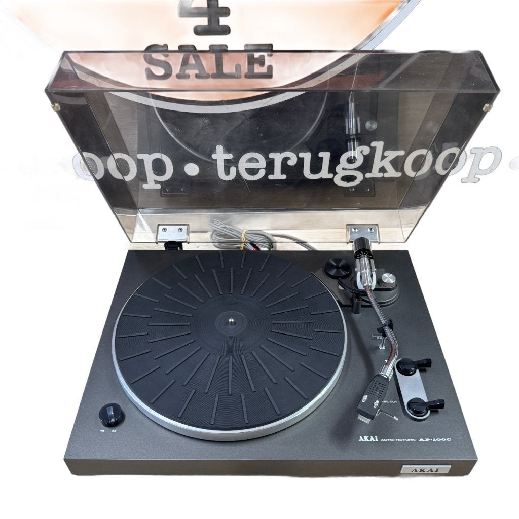 Akai AP-100C 33-45 Toeren Platenspeler | Nette staat, Audio, Tv en Foto, Platenspelers, Akai, Zo goed als nieuw, Support@akai.com