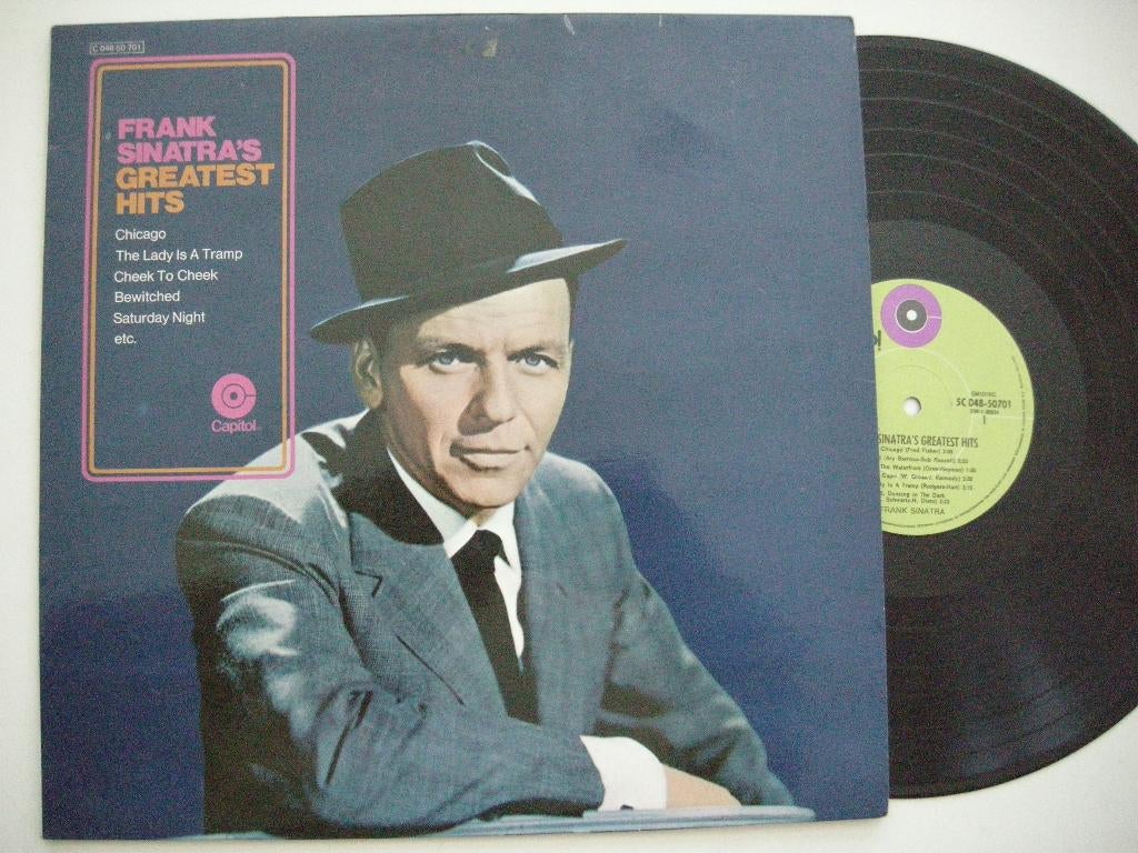 Frank Sinatra Greatest Hits - LP vinyl zgan, Ophalen, Zo goed als nieuw, 12 inch