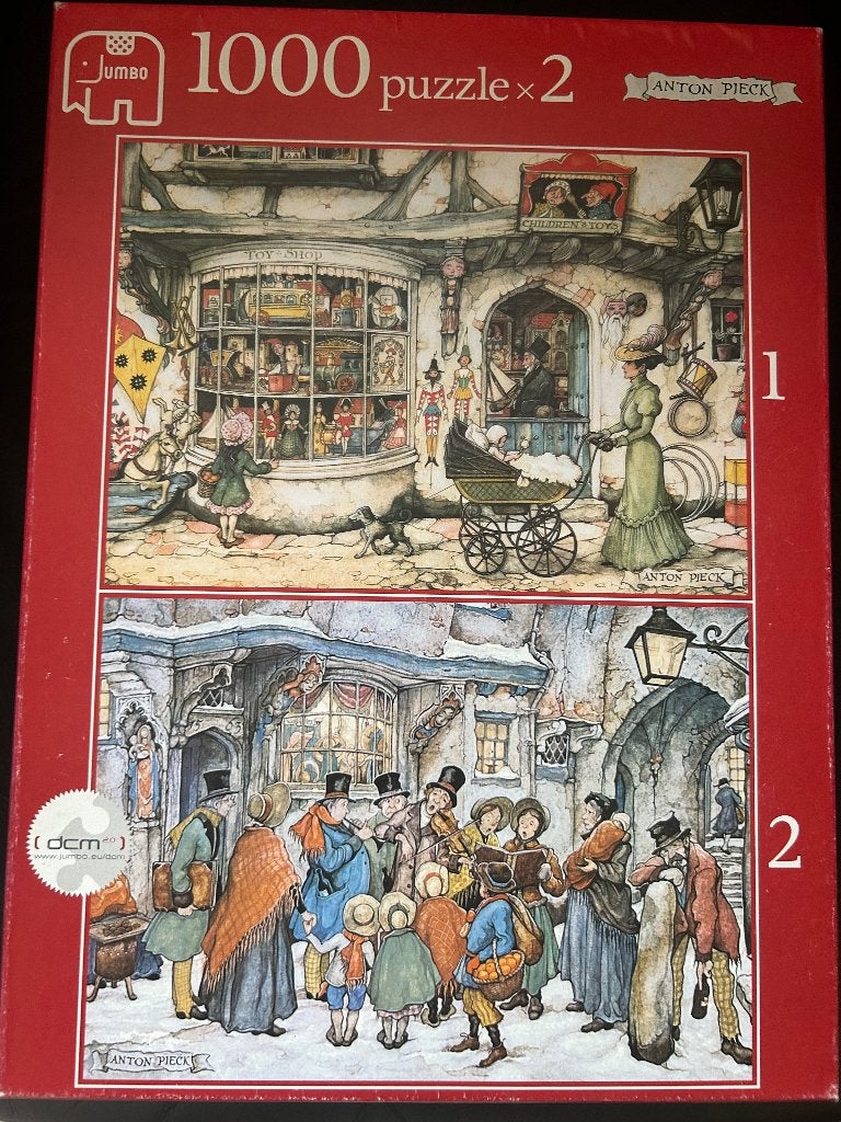 Puzzels Anton Pieck, Ophalen of Verzenden, 500 t/m 1500 stukjes, Gebruikt, Legpuzzel