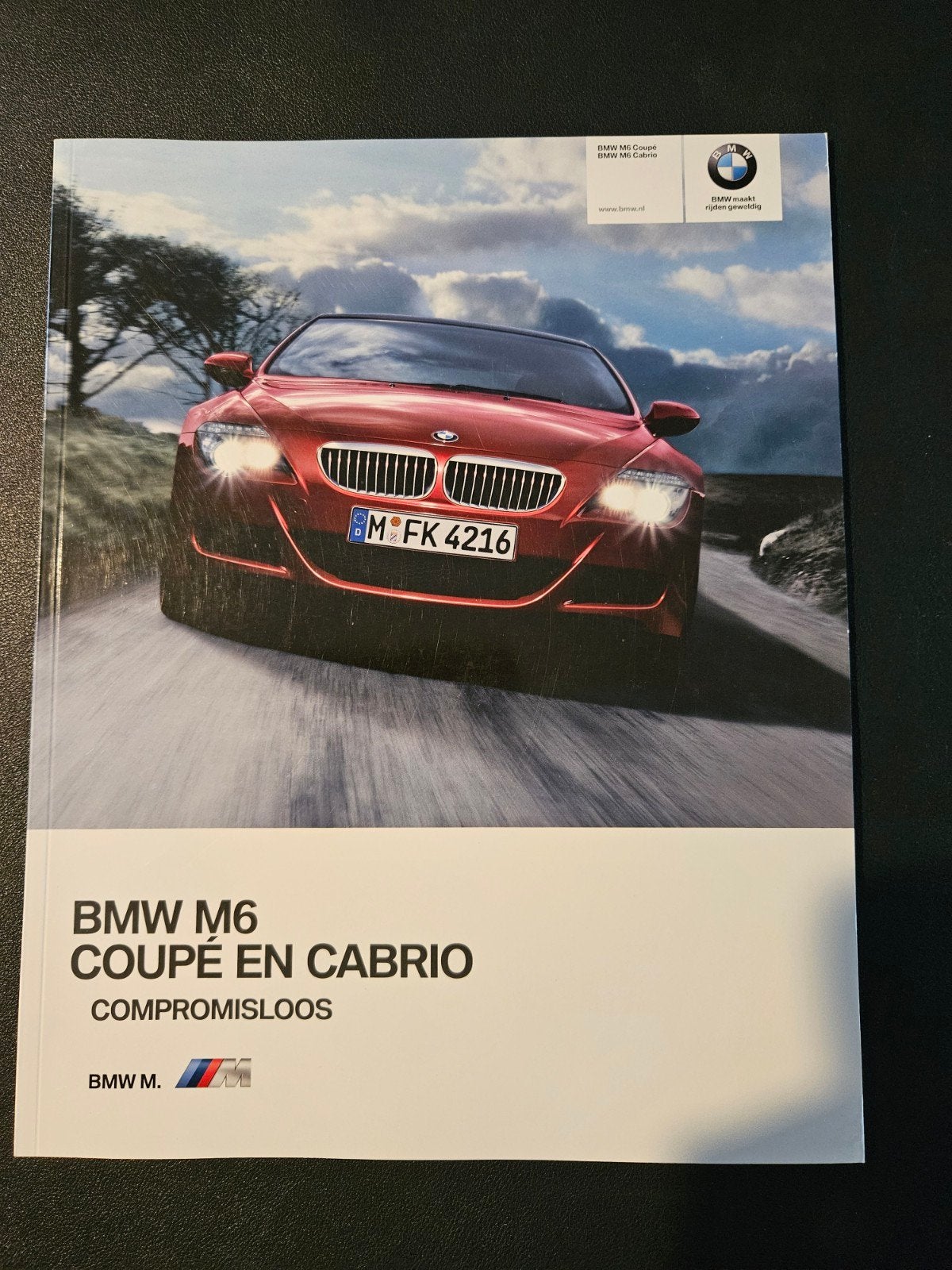Brochure BMW M6 Coupé & Cabrio 2009, Ophalen of Verzenden, Zo goed als nieuw, BMW