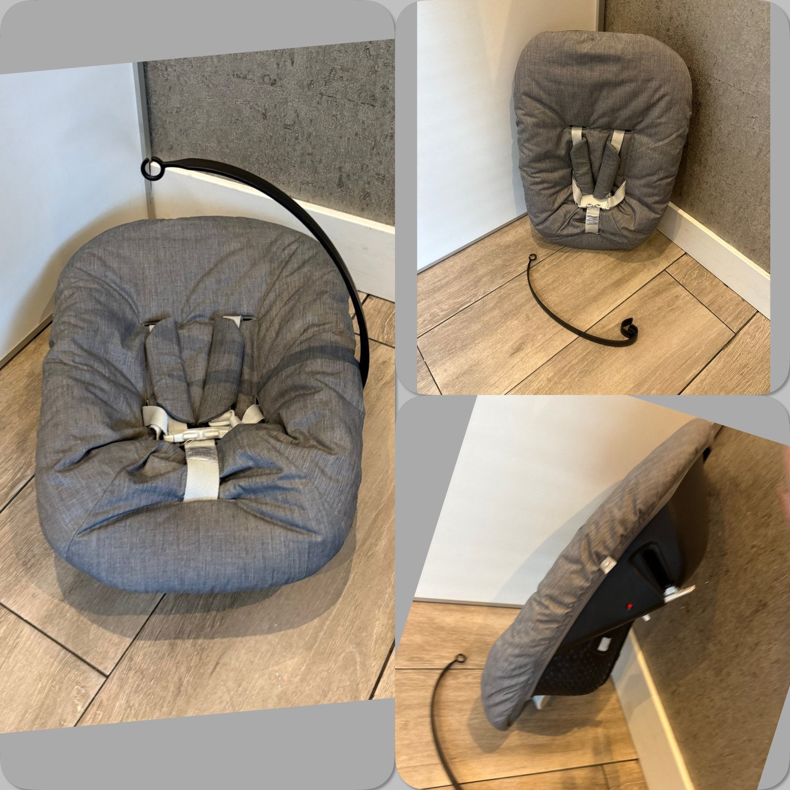 Zwarte stokke newborn set nieuwste model , zit en ligstand, Kinderen en Baby's, Kinderstoelen, Ophalen of Verzenden, Zo goed als nieuw