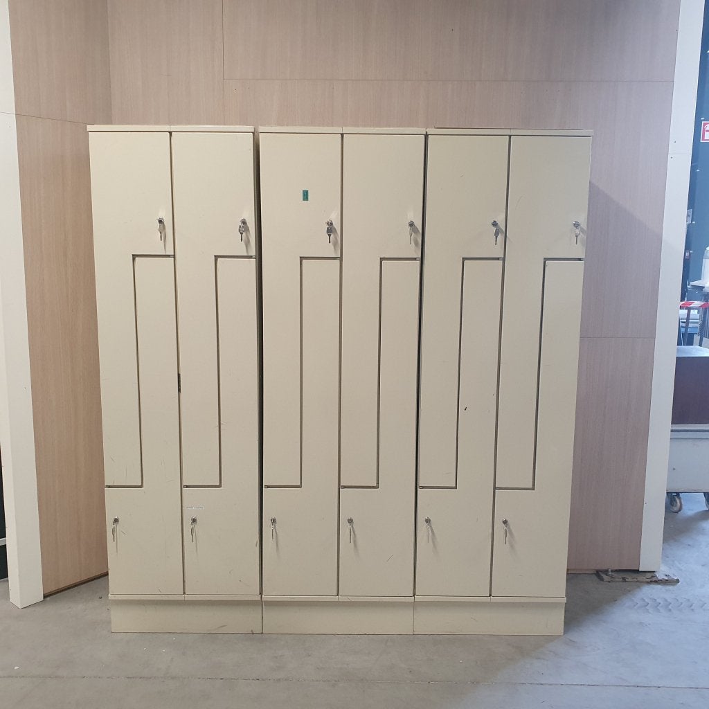 12-deurs Oostwoud Z-lockerkast - 195x180x50 cm, Niet ingevuld, Gebruikt, Niet ingevuld, Niet ingevuld