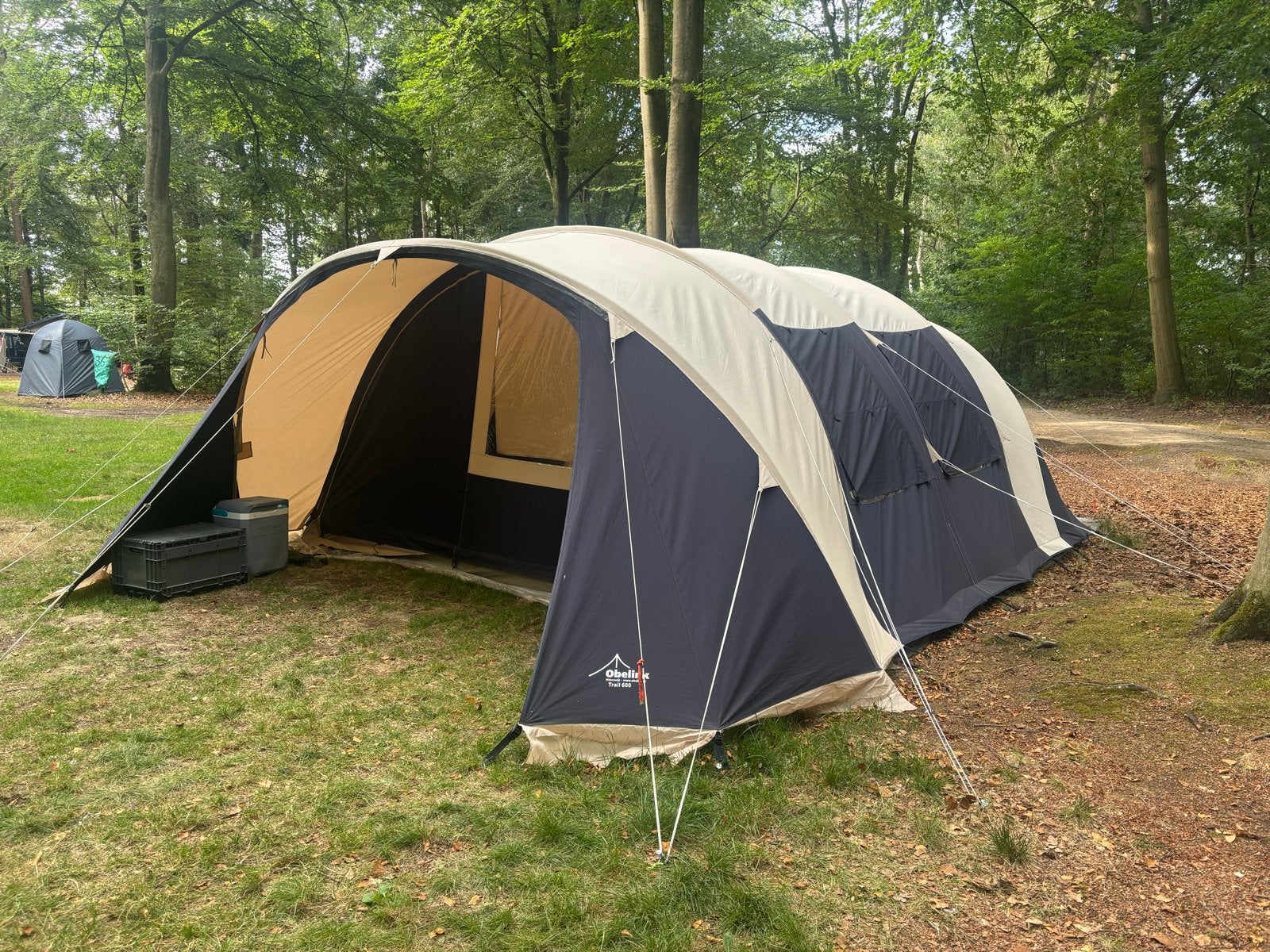 Obelink Trail 600 - 6 persoons - tunneltent katoen, Caravans en Kamperen, Tenten, Ophalen, Gebruikt, Tot en met 6