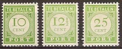 Curacao Port 31/3 ongebruikt 1945, Postzegels en Munten, Postzegels | Nederlandse Antillen en Aruba, Ophalen of Verzenden, Postfris