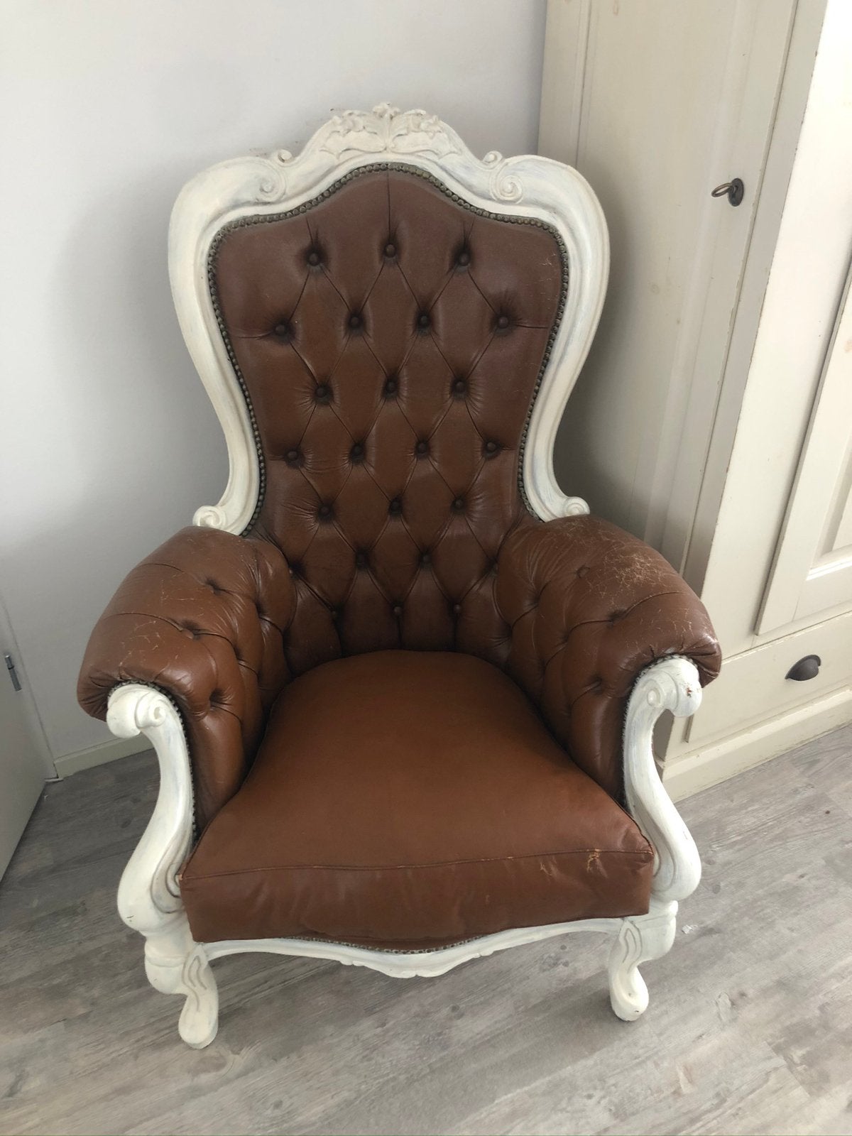 Klassieke barok/queen anne fauteuil, Ophalen