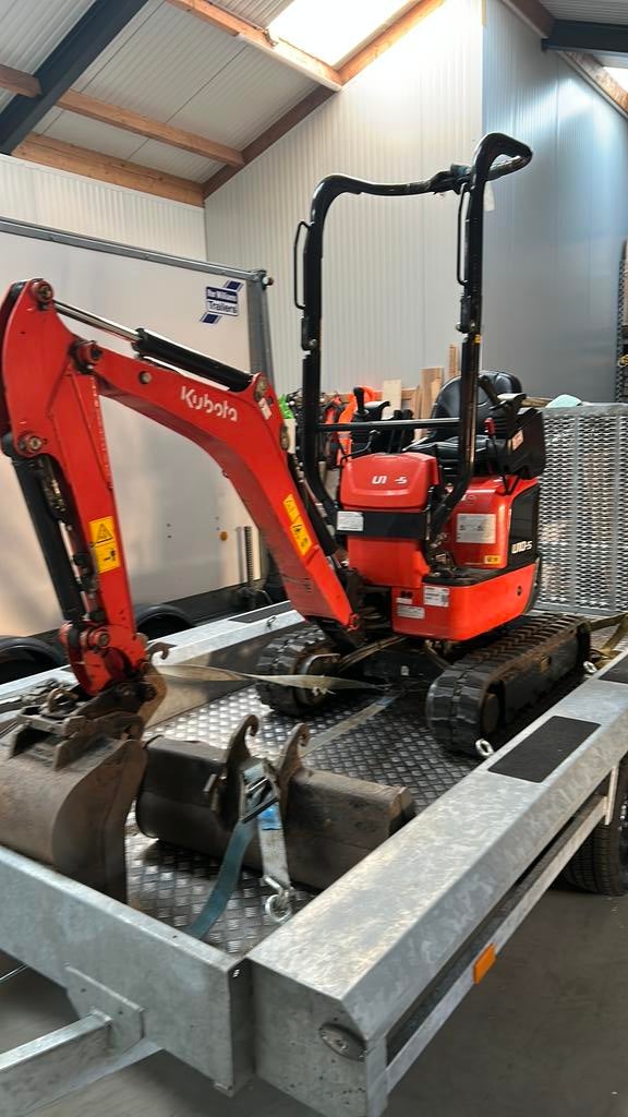 Kubota u10-5, Ophalen, Graafmachine