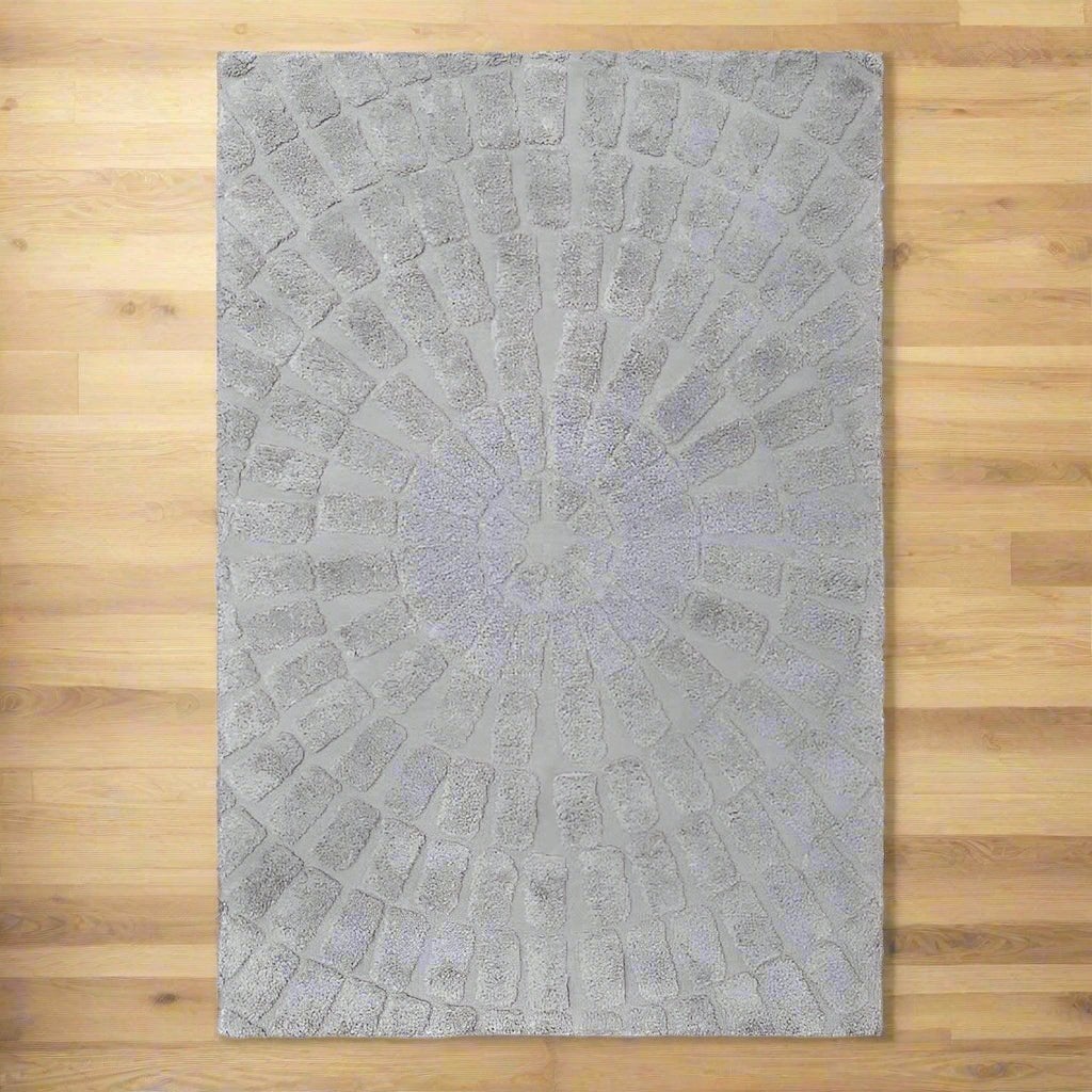 By-Boo vloerkleed Sunburst 200x300 cm - nieuw, Ophalen, Beige, 200 cm of meer, Rechthoekig