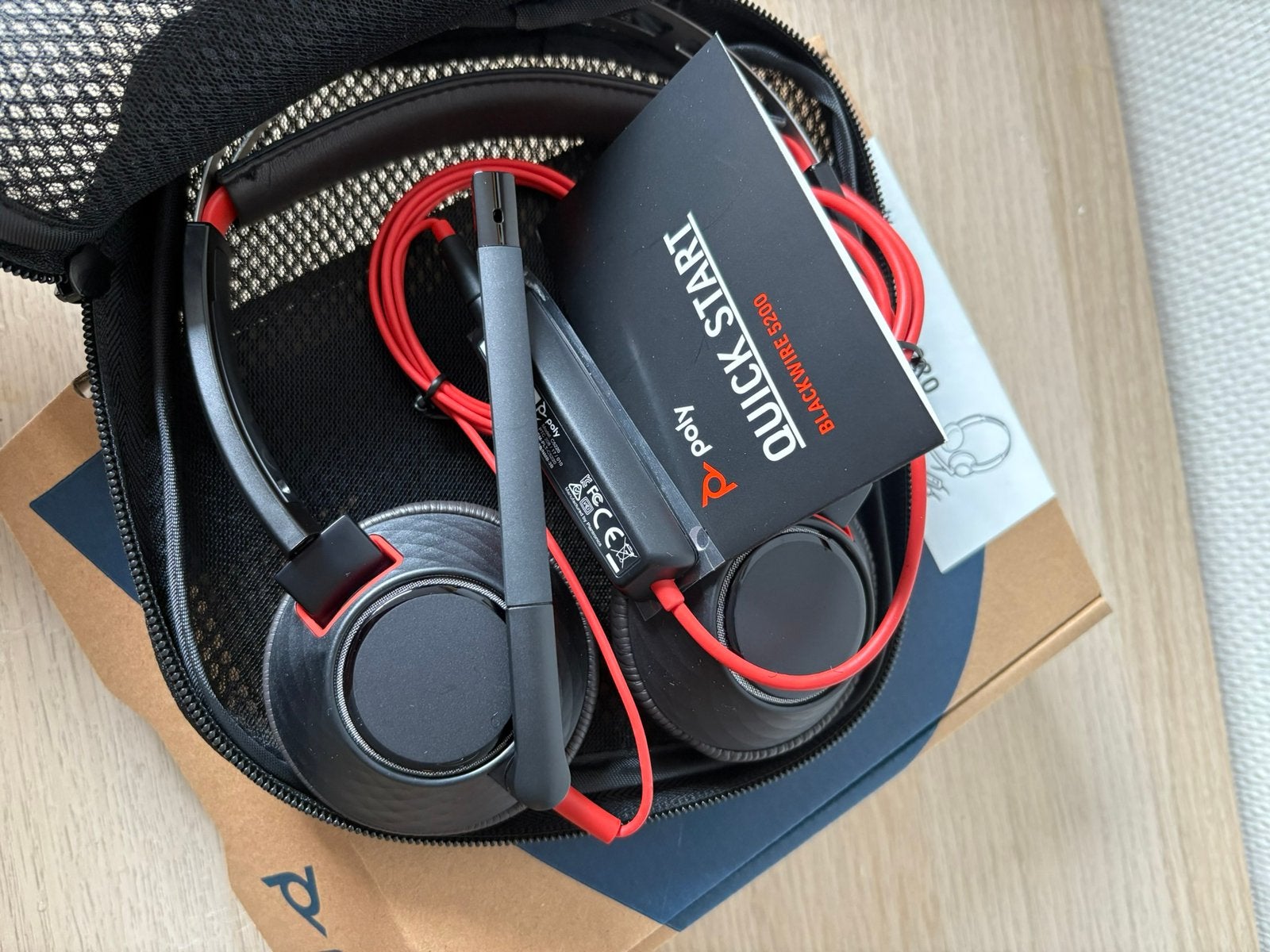 Poly Plantronics Blackwire 5220 USB-A Headset Stereo Teams, Verzenden, Nieuw, Overige merken