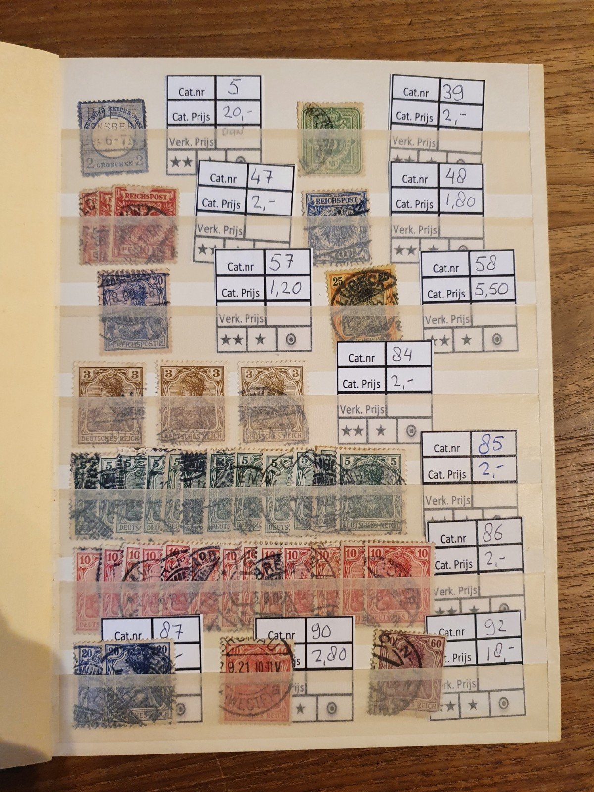 Duitse Rijk postzegels, Postzegels en Munten, Postzegels | Europa | Duitsland, Ophalen of Verzenden, Duitse Keizerrijk