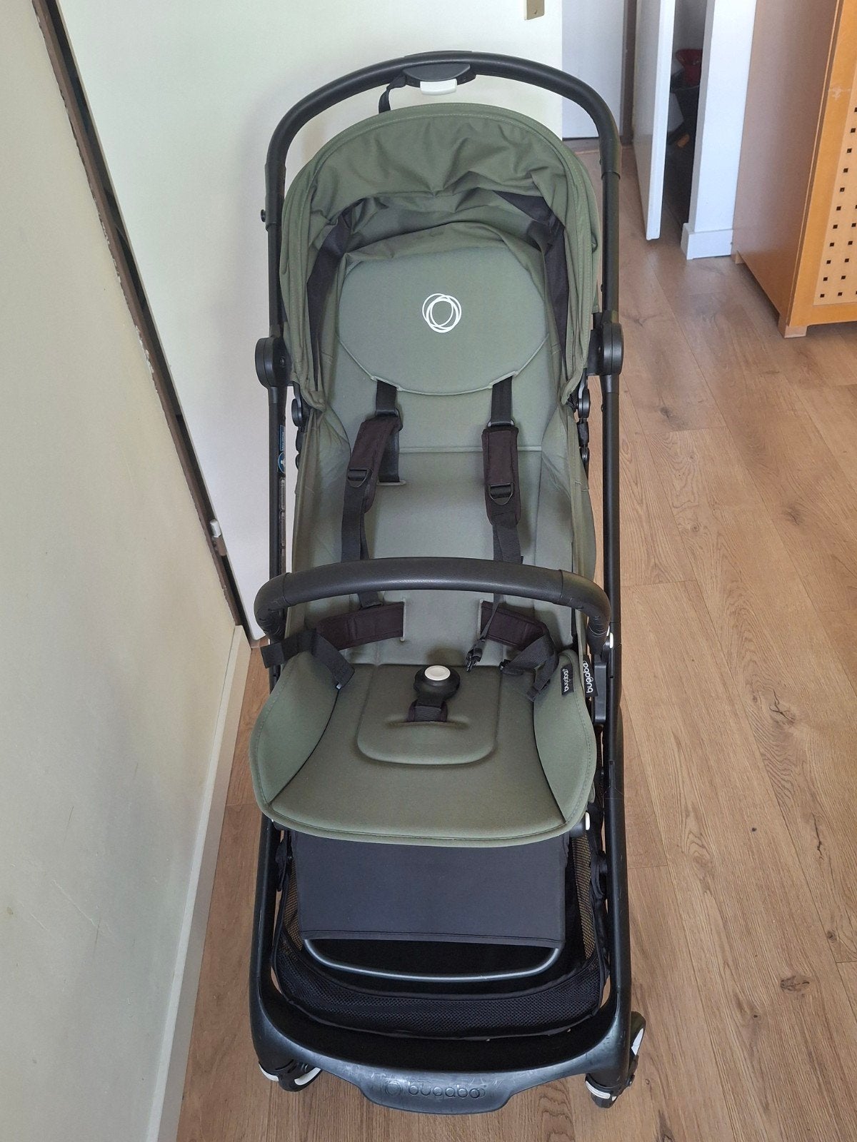 Bugaboo Butterfly buggy olijfgroen, Ophalen, Gebruikt, Regenhoes