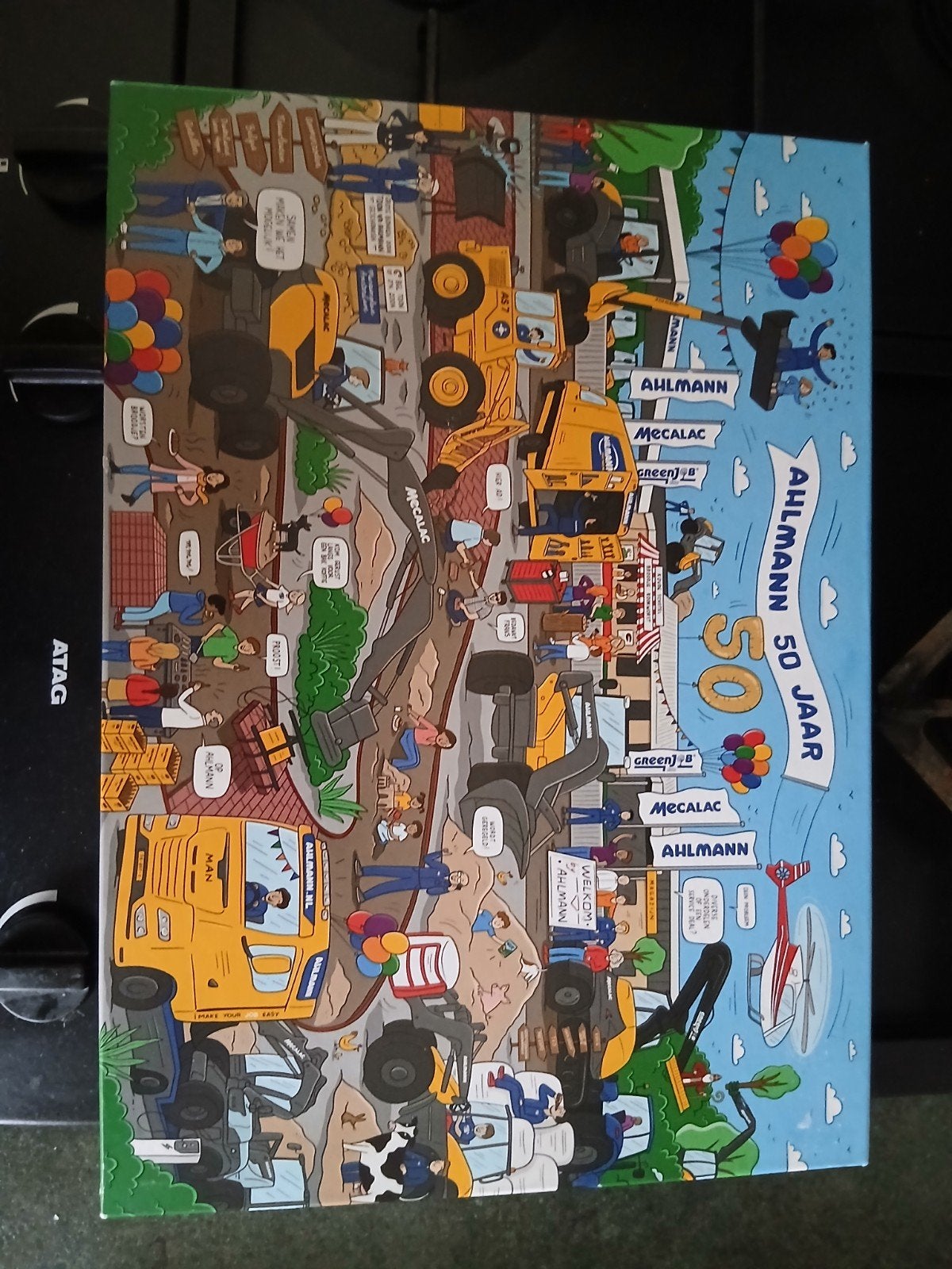 Puzzel 1000 stukjes, Ahlmann 50 jaar, Ophalen of Verzenden, 500 t/m 1500 stukjes, Zo goed als nieuw