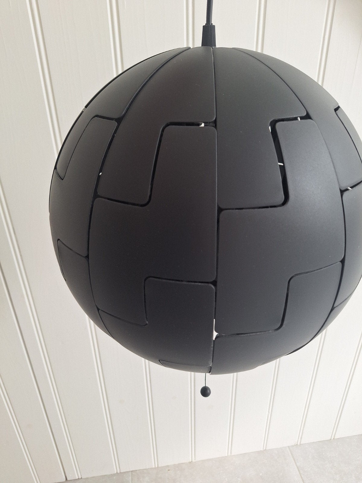 IKEA PS 2014 Hanglamp Zwart - zonder pendel en kap, Ophalen, Gebruikt, Modern, Scandinavisch, E27 (groot)