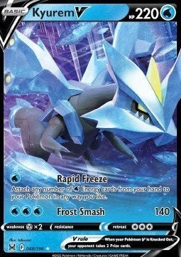 Kyurem V 048/196 – Lost Origin – NM, Ophalen of Verzenden, Nieuw, Losse kaart