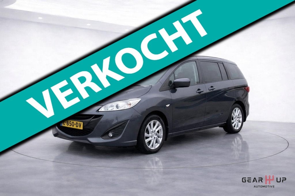 Mazda 5 2.0 TS+ CLIMA|CRUISE|STOELVERW|PARK.S|LICHTMETAAL|, Auto's, Mazda, Voorwielaandrijving, Euro 5, Gebruikt, 4 cilinders