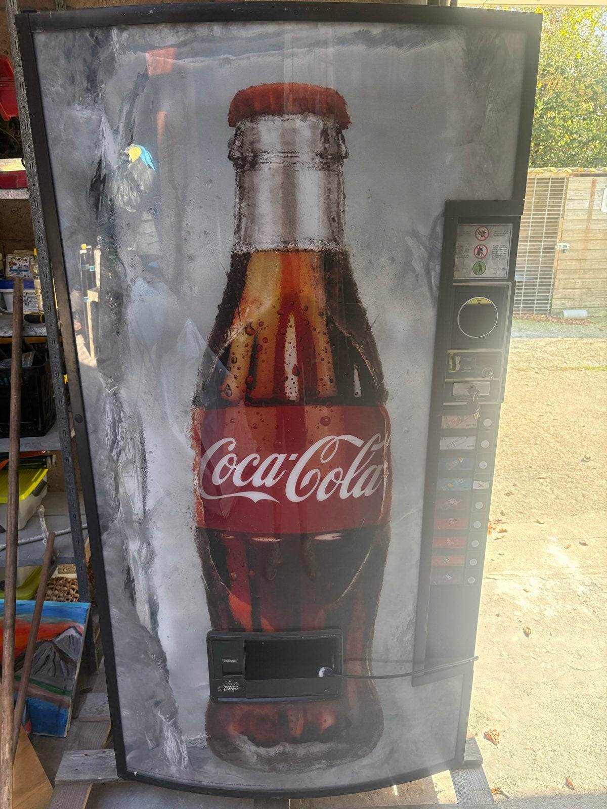 Opgeknapte Drankautomaat met Nayax Pinsysteem, Ophalen