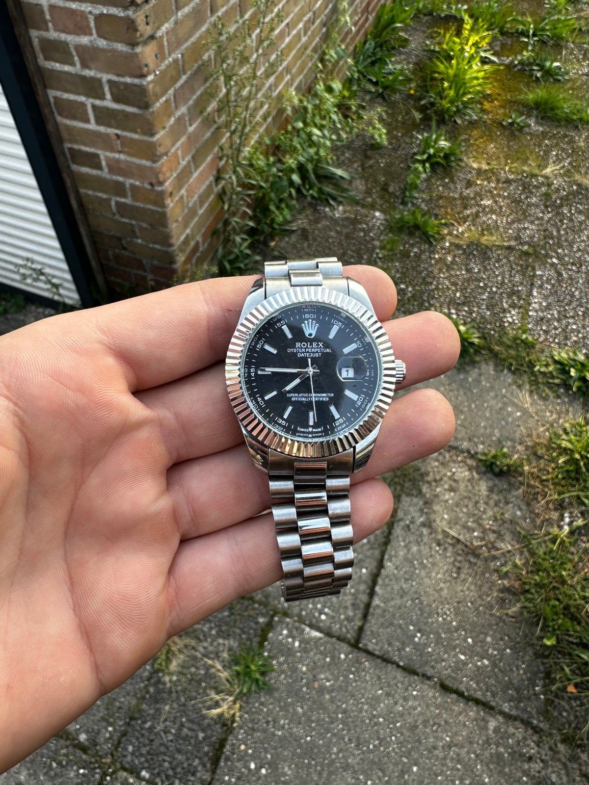 Rolex Datejust, Sieraden, Tassen en Uiterlijk, Horloges | Heren, Staal, Polshorloge, Nieuw, Ophalen of Verzenden