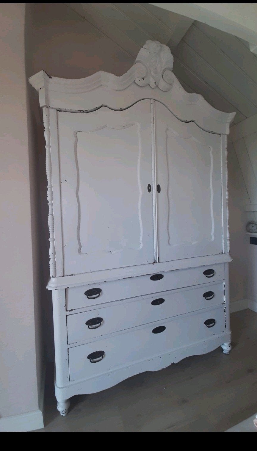 romantische oude kast ! brocante kuifkast kuif kast lades, Ophalen