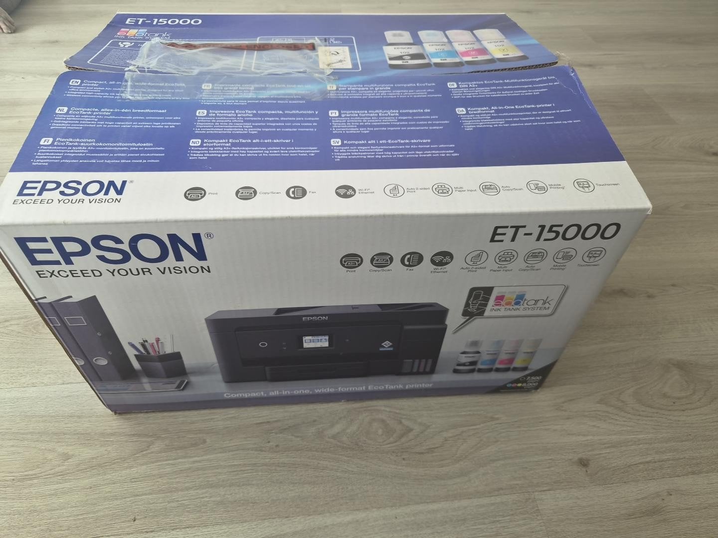 Epson EcoTank ET-15000 A3+ All-In-one printer, Computers en Software, Ophalen, Epson 1500, Printer, Zo goed als nieuw
