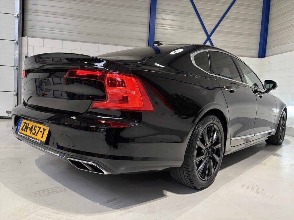 Volvo S90 T4 190pk AUT8, Adap cruise, Carplay, Led, Memory, Auto's, Volvo, 1969 cc, Zwart, Bedrijf, 1603 kg