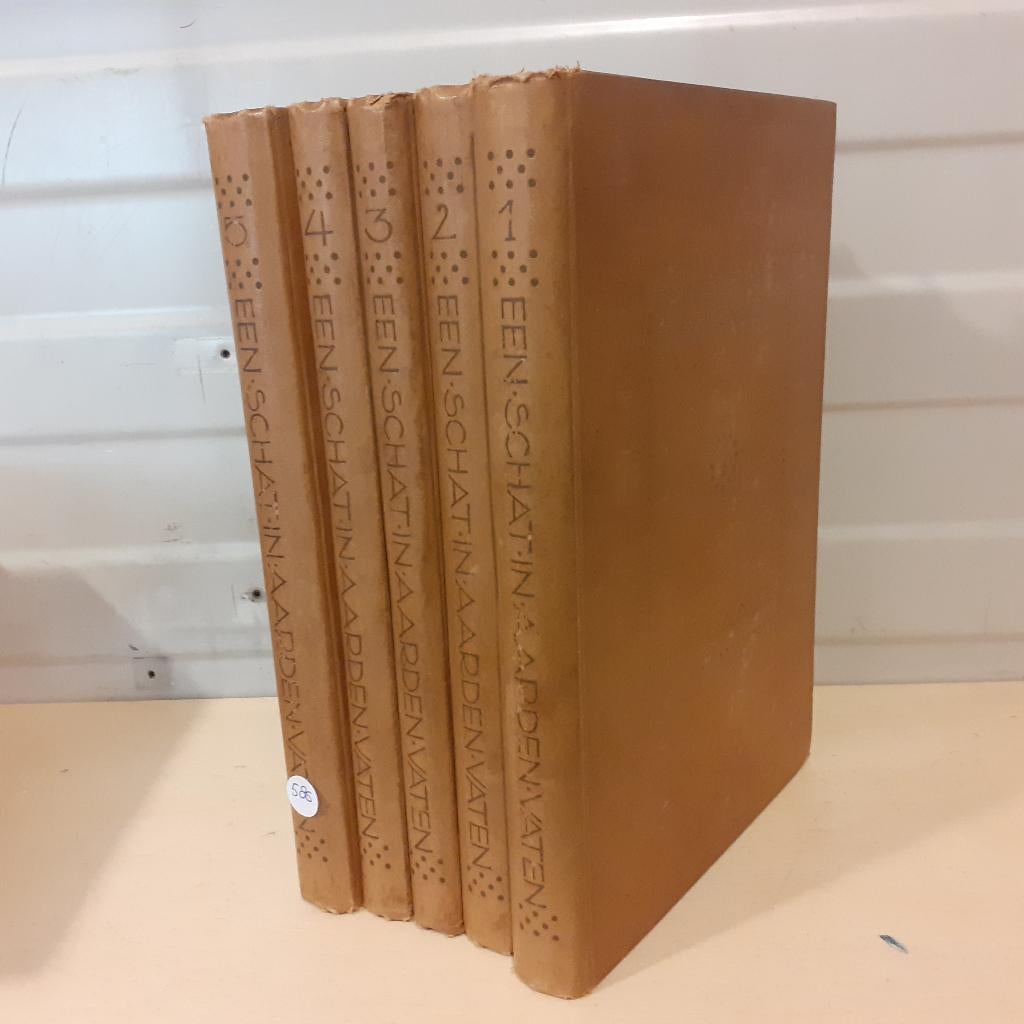 Nr. 586 Een schat in aarden vaten. Vijf delen., Boeken, Gelezen, J.A. Wormser, Christendom | Protestants, Ophalen of Verzenden