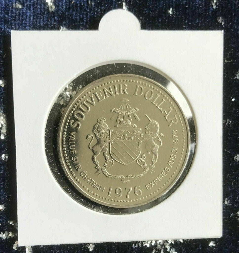 Canada - Ontario 1976 - Chatham - Wagon 1890 - Trade Dollar, Postzegels en Munten, Verzenden, Noord-Amerika, Losse munt