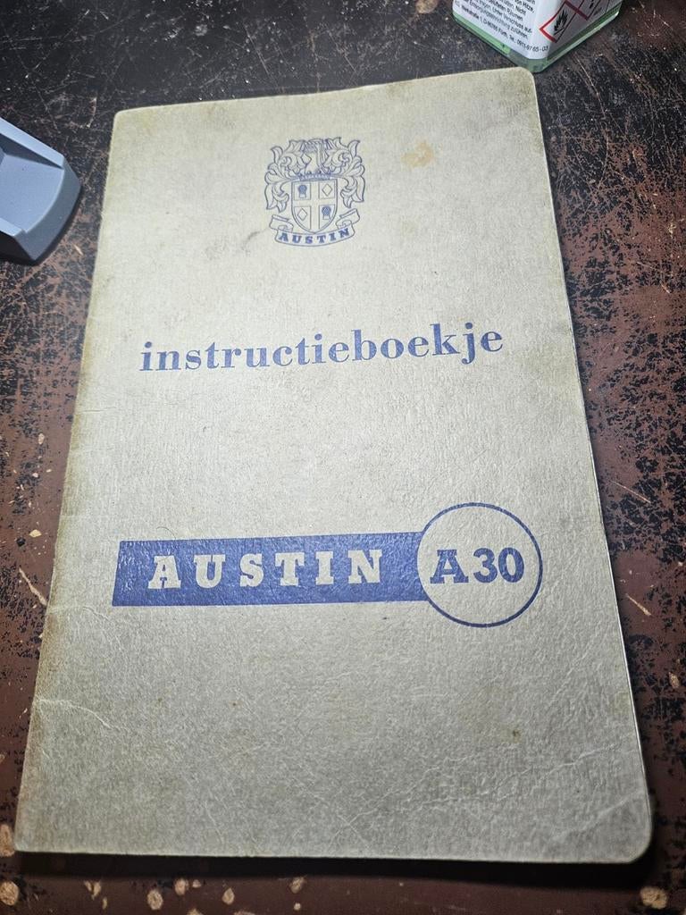 Instructieboekje Austin A30, Verzenden, Gelezen