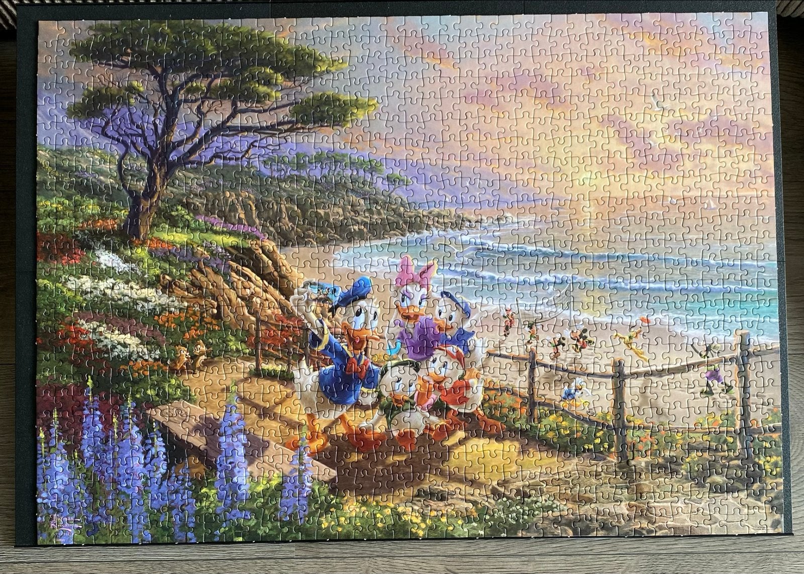 Schmidt Disney Donald en Daisy legpuzzel 1000 stukjes, Ophalen of Verzenden, Zo goed als nieuw