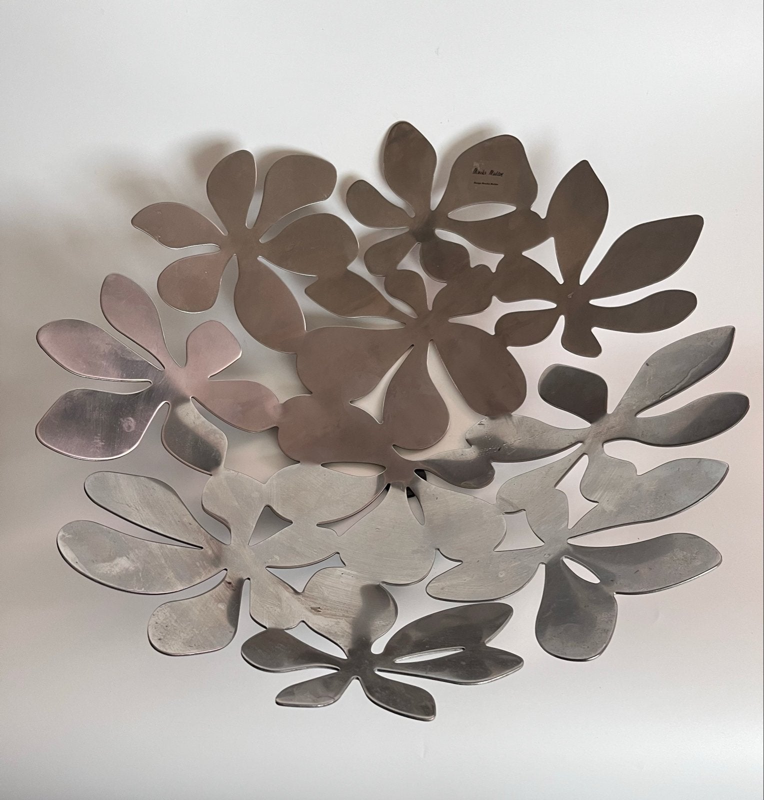 IKEA Monika Mulder fruitschaal - Bloemen design, Huis en Inrichting, Ophalen, Gebruikt, Schaal, Rond