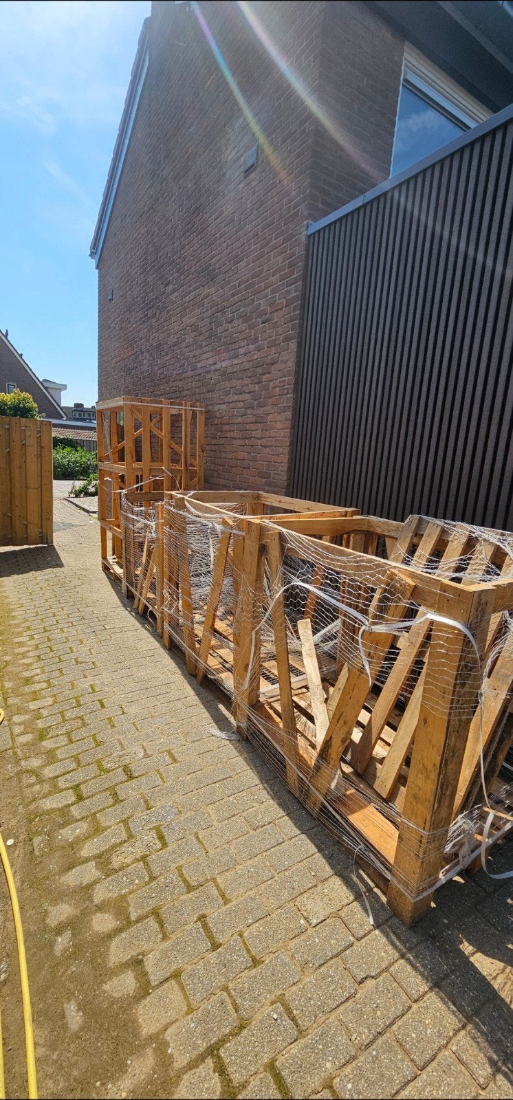 Kratten haardhout/aanmaakhout, Tuin en Terras, Minder dan 3 m³, Ophalen of Verzenden