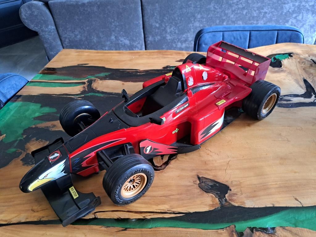 Action Man Mission Grand Prix F1 Hasbro Vintage Raceauto, Kinderen en Baby's, Speelgoed | Actiefiguren, Ophalen of Verzenden, Gebruikt