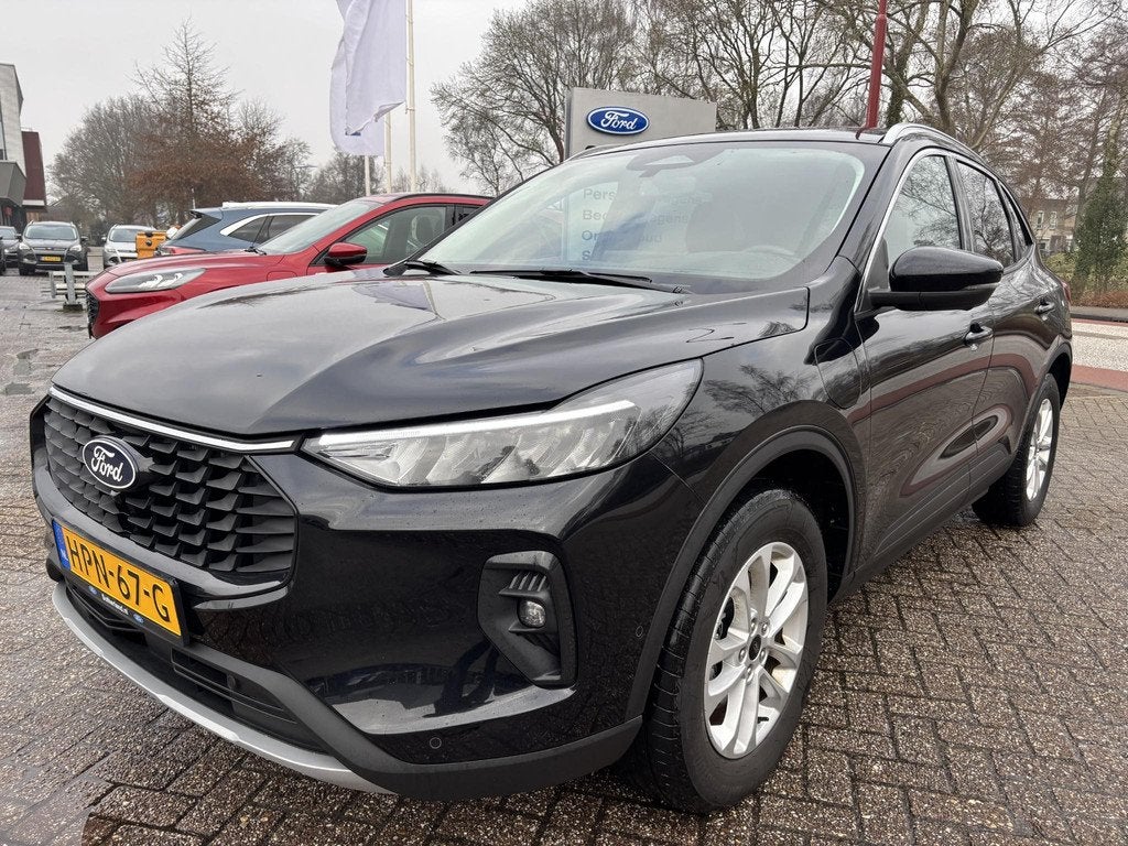 Ford Kuga 2.5 PHEV Titanium |SCI |243pk | Orig NL Auto | Weg, Auto's, Ford, Gebruikt, Euro 6, Zwart, Bedrijf