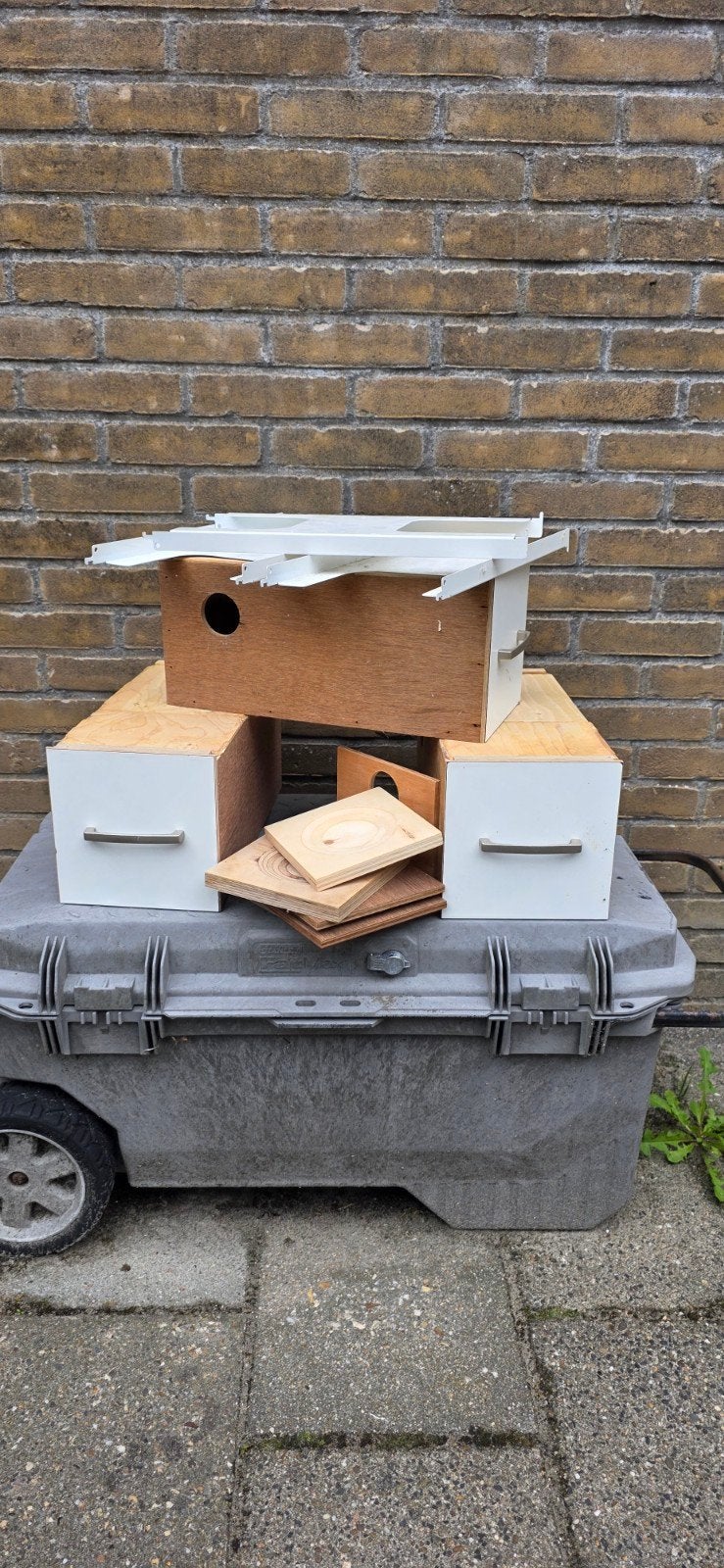 van keulen kooien fronten + parkieten broedblokken, Dieren en Toebehoren, Vogels | Hokken en Kooien, Ophalen, Zo goed als nieuw