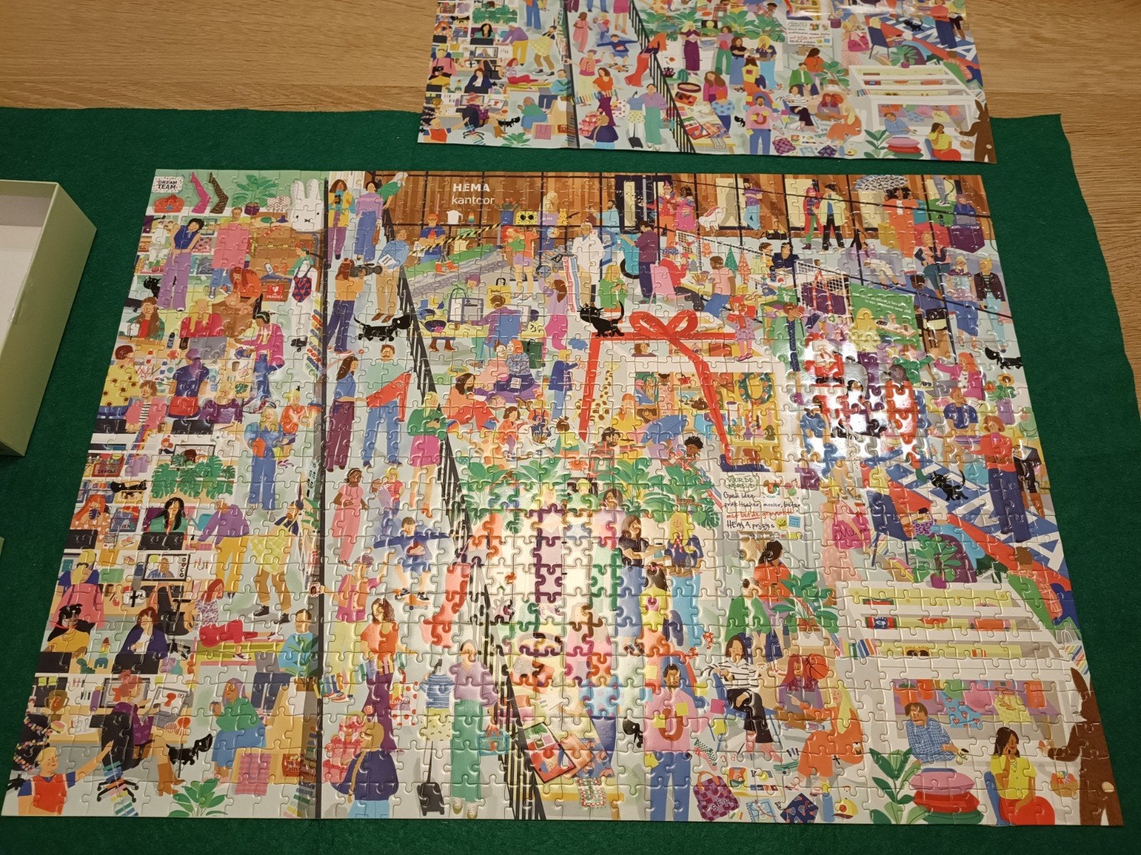 Hema Limited Edition Puzzel 1000 stukjes, Ophalen of Verzenden, 500 t/m 1500 stukjes, Zo goed als nieuw, Legpuzzel
